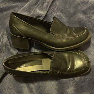 Bass Women's Black Leather Loafers
